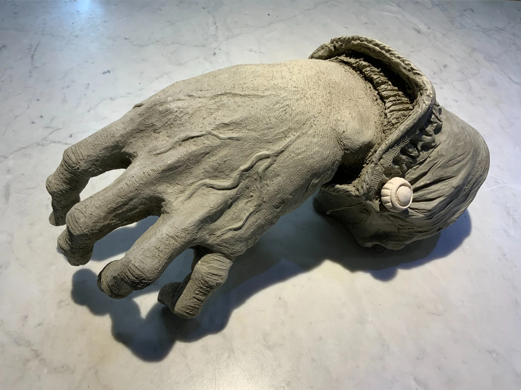 La mano durante la lavorazione
