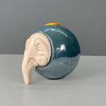 palla  con maschera di pulcinella.Pmb25