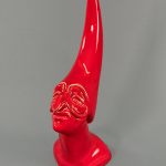 busto di pulcinella rosso.Blr50