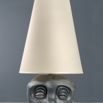 Lampada con maschera ardesia. Lpr350